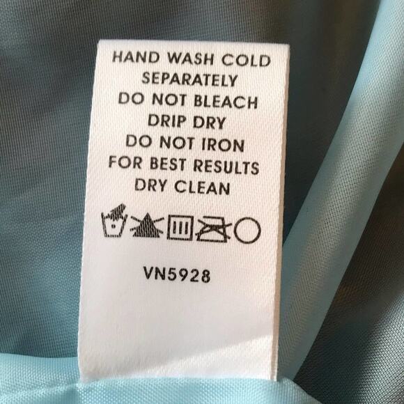 Vintage XL Maggie Sweet blazer blue art nouveau business casual blue black ombré - Picture 8 of 9